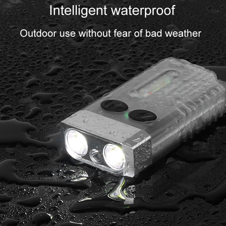 V10 Portable Keychain Light USB Rechargeable Bright Mini Flashlight(White) - Mini Flashlight by PMc TechLife | Online Shopping South Africa | PMc TechLife | Buy Now Pay Later Mobicred