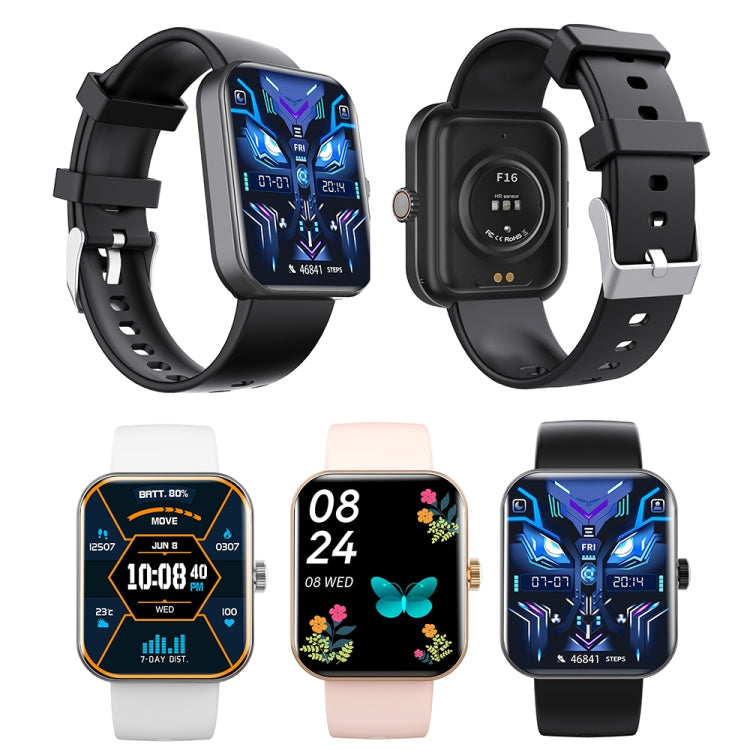 F16 2.0-inch IP67 Waterproof Health Monitoring Bluetooth Call Smart Watch(Grey) - Smart Watches by PMC TechLife | Online Shopping South Africa | PMC TechLife | Buy Now Pay Later Mobicred