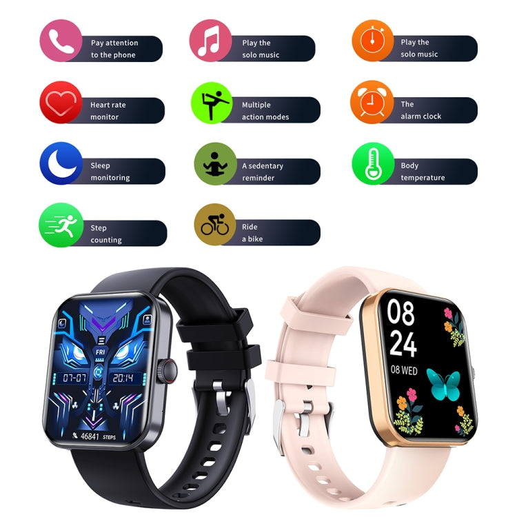 F16 2.0-inch IP67 Waterproof Health Monitoring Bluetooth Call Smart Watch(Grey) - Smart Watches by PMC TechLife | Online Shopping South Africa | PMC TechLife | Buy Now Pay Later Mobicred