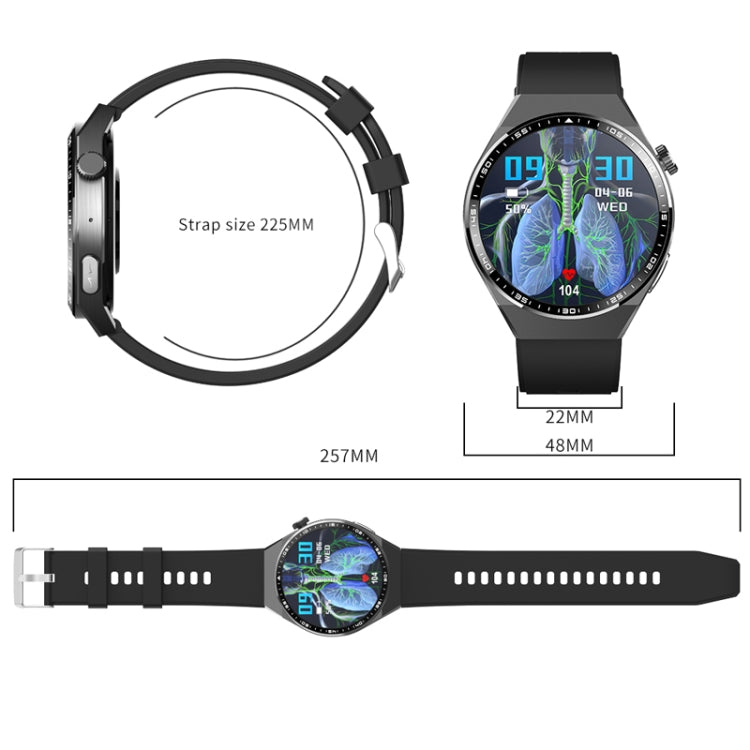 F800 Wellness Smart Watch Blood Pressure ECG Electrocardiogram SOS Alarm Pedometer Sports Watch, Color: Black Milan - Sport Watches by PMC Jewellery | Online Shopping South Africa | PMC Jewellery | Buy Now Pay Later Mobicred