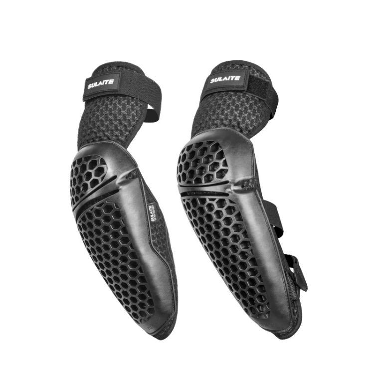 SULAITE Cycling Honeycomb Breathable Heat Dissipation Motorcycle Adjustable Protective Gear, Style: 2pcs /Set Elbow Pads - free shipping - PMC TechLife - Order now!