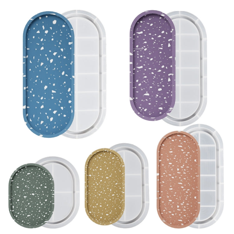 DIY Epoxy Oval Tray Dish Mold Silicone Mold for Flower Pot Base, Spec: 005 - free shipping - PMc TechLife - Order now!