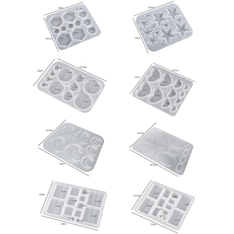 DIY Epoxy Resin Three-Dimensional Geometric Pendant Earring Silicone Mold, Spec: Round - free shipping - PMc TechLife - Order now!