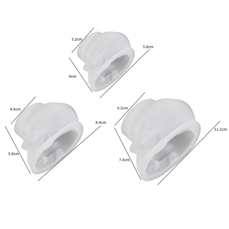 DIY Epoxy Candle Skull Keychain Pendant Silicone Mold Halloween Ornaments Mold, Spec: S - free shipping - PMc TechLife - Order now!