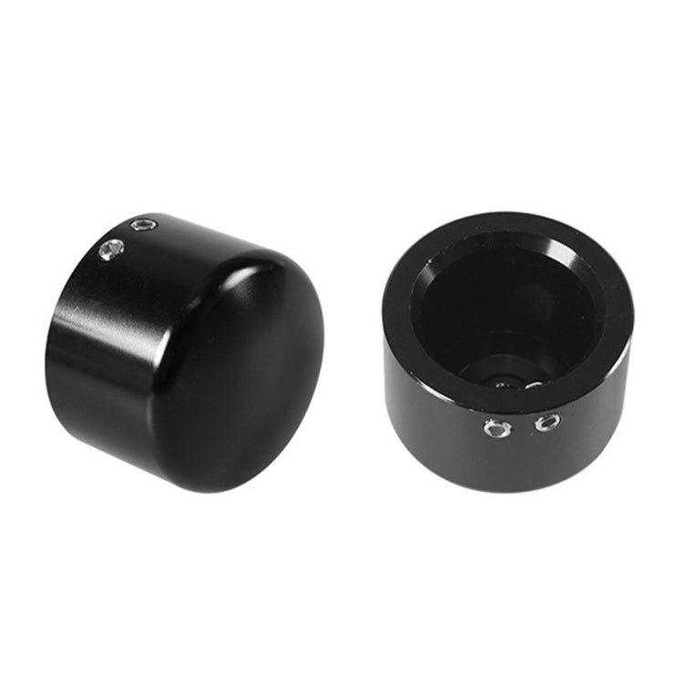 For Harley Davidson Motorcycle Modified Front Axle Wheel Covers Front Axle Decorative Cover(Black) - Replacement Parts by PMC TechLife | Online Shopping South Africa | PMC TechLife | Buy Now Pay Later Mobicred
