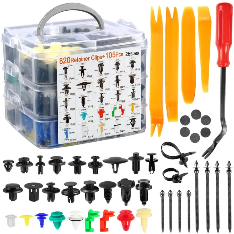 925pcs /Set Universal Automotive Fasteners Rivets Fender Expansion Screws - Nuts & Bolts by PMC Jewellery | Online Shopping South Africa | PMC Jewellery | Buy Now Pay Later Mobicred