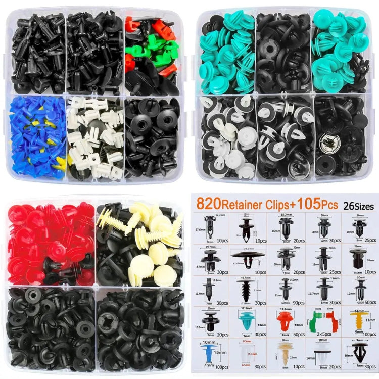 925pcs /Set Universal Automotive Fasteners Rivets Fender Expansion Screws - Nuts & Bolts by PMC Jewellery | Online Shopping South Africa | PMC Jewellery | Buy Now Pay Later Mobicred