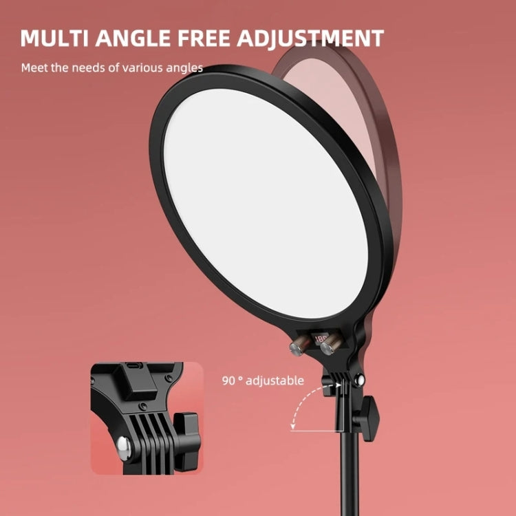 12.6 Inch Full-Screen Selfie Ring Light Tripod Set For Live Stream, Spec: 210cm Overhead Shot - Selfie Light by PMC Jewellery | Online Shopping South Africa | PMC Jewellery | Buy Now Pay Later Mobicred