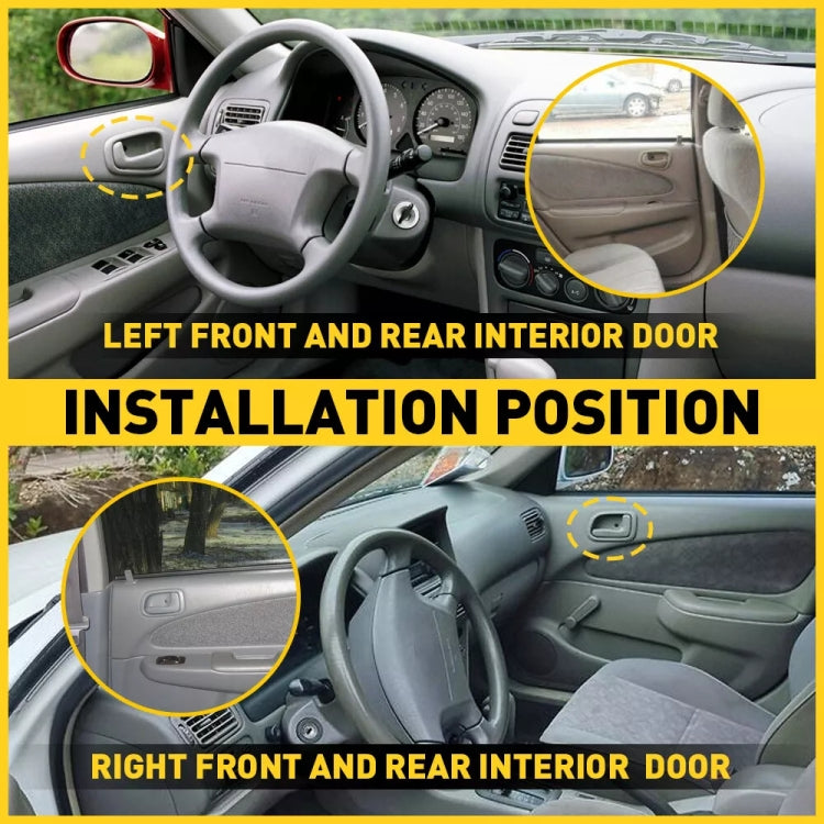 For Toyota Corolla Door Inner Handle Modification Accessories, Specifications: RH+LH x 2 - Door Handles by PMC Jewellery | Online Shopping South Africa | PMC Jewellery | Buy Now Pay Later Mobicred