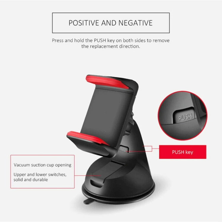 Navigation Car Holder Dashboard Desktop Suction Cup Mobile Phone Holder(Black Gray) - Car Holders by PMC Jewellery | Online Shopping South Africa | PMC Jewellery | Buy Now Pay Later Mobicred