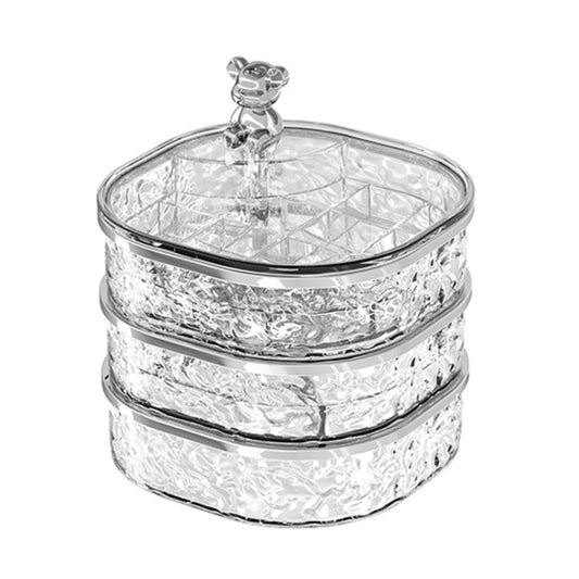 Large Capacity Portable Earring Ring And Necklace Jewelry Organizer(Transparent) - Jewelry Storages by PMC Jewellery | Online Shopping South Africa | PMC Jewellery | Buy Now Pay Later Mobicred