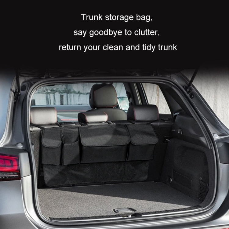 Car SUV Rear Seat Widening Organizing Storage Bag(Black) - Stowing Tidying by PMC Jewellery | Online Shopping South Africa | PMC Jewellery | Buy Now Pay Later Mobicred