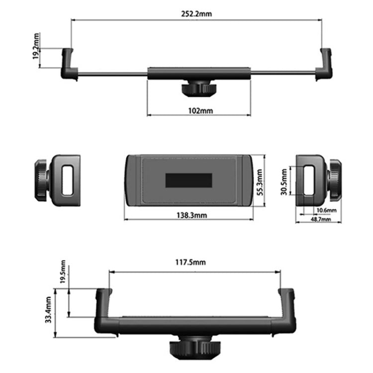 For iPad Car Tablet Holder Suction Cup Mount Car Dashboard Cellphone Stand(Black) - Universal Car Holders by PMC Jewellery | Online Shopping South Africa | PMC Jewellery | Buy Now Pay Later Mobicred