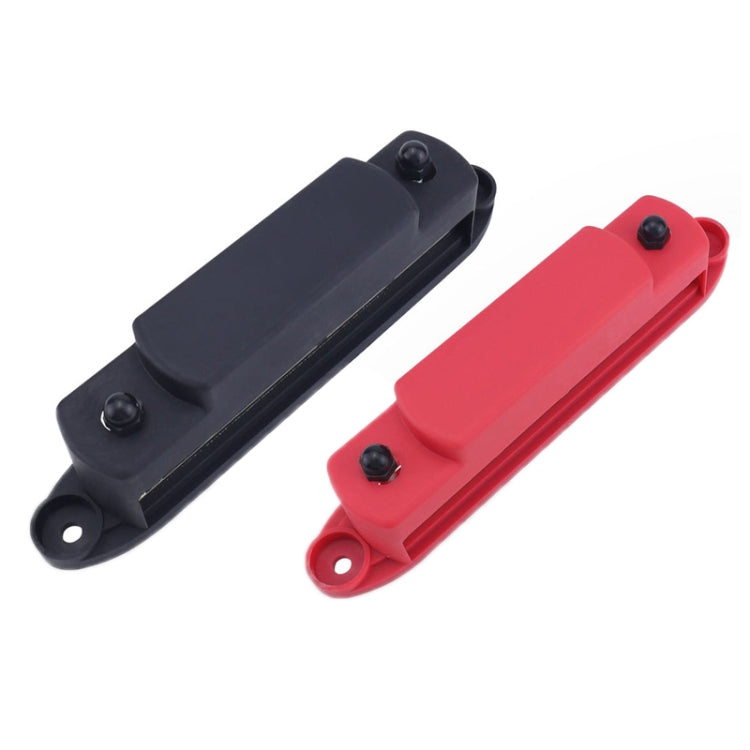 M6 2-post 12-way RV Yacht Terminal Nylon Flame Retardant Busbar, Color: Red+Black 1pair - Fuse by PMC Jewellery | Online Shopping South Africa | PMC Jewellery | Buy Now Pay Later Mobicred