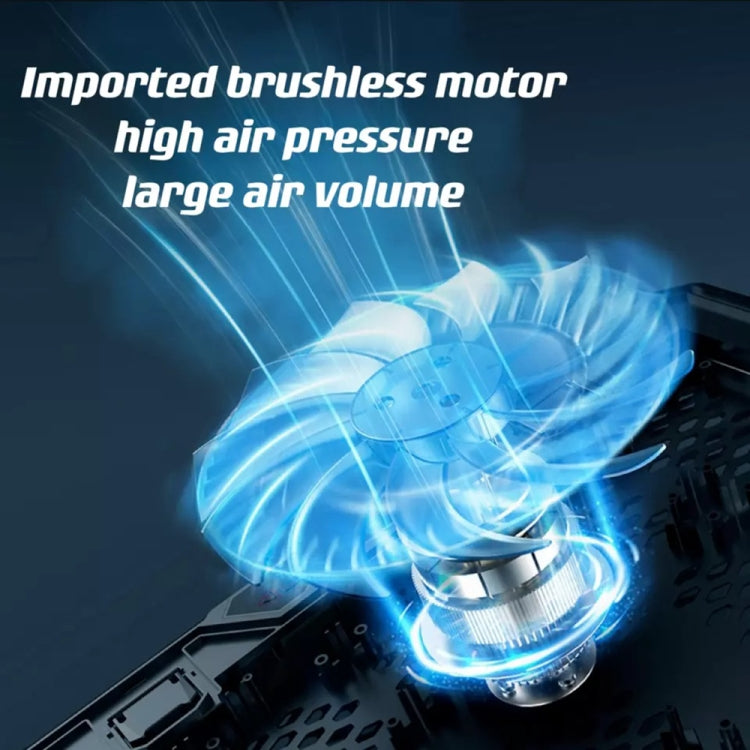 ICE COOREL K15C Smart Adjustable Laptop Radiator Base With RGB Lighting Effect, Color: 15 Fans - Cooling Pads by ICE COOREL | Online Shopping South Africa | PMC Jewellery | Buy Now Pay Later Mobicred