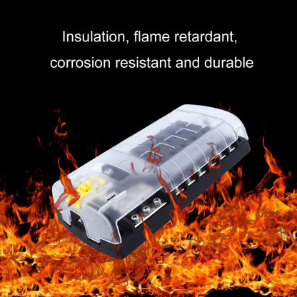 RV Yacht 12-way LED Insulated Flame-retardant Fuse Holder Box with Wire(Configuration 1) - Fuse by PMC Jewellery | Online Shopping South Africa | PMC Jewellery | Buy Now Pay Later Mobicred