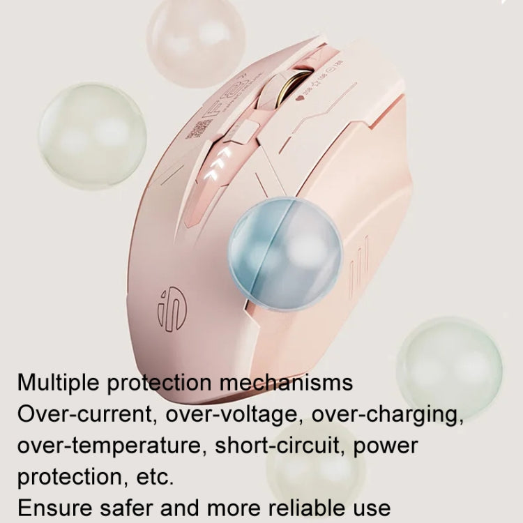 Inphic F8 2.4G Wireless Mute Charging Computer Gaming Mouse(Milk Tea Color) - Wireless Mice by Inphic | Online Shopping South Africa | PMC Jewellery | Buy Now Pay Later Mobicred