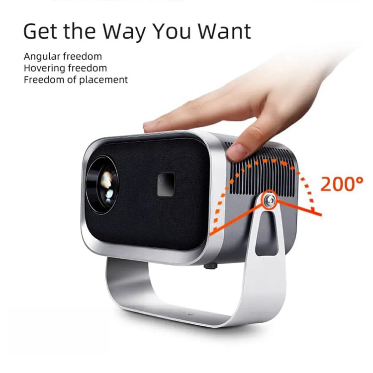 Same Screen Version For Mobile Phone Portable Mini Projector Smart Home Theater(UK Plug) - Mini Projector by PMC Jewellery | Online Shopping South Africa | PMC Jewellery | Buy Now Pay Later Mobicred