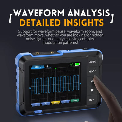 FNIRSI 2 In 1 Mini Portable Digital Oscilloscope Signal Generator, Set: Standard - Digital Multimeter by FNIRSI | Online Shopping South Africa | PMC Jewellery | Buy Now Pay Later Mobicred