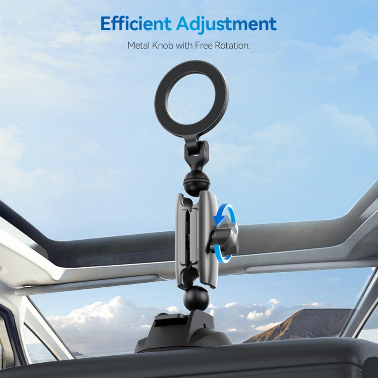 TELESIN Magnetic Suction Car Phone Mount 360 Degree Rotation Phone Holder - Car Holders by TELESIN | Online Shopping South Africa | PMC Jewellery | Buy Now Pay Later Mobicred