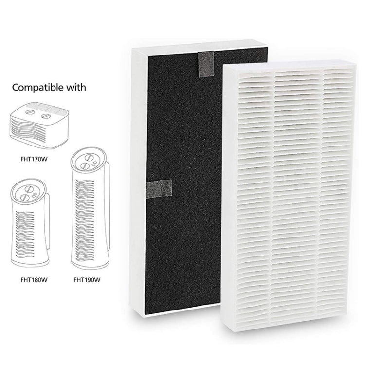 For Febreze FRF102B / HRF201B / HHT290 Air Purifier 2pcs /Pack HEPA Filter - Air Purifiers & Accessories by PMc TechLife | Online Shopping South Africa | PMc TechLife | Buy Now Pay Later Mobicred
