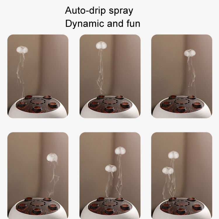 Dynamic Multi-Spray Aromatherapy Diffuser With Colorful Lights Remote Control Humidifier EU Plug(V80 Spit Circle Upgrade Model) - free shipping - PMC TechLife - Order now!