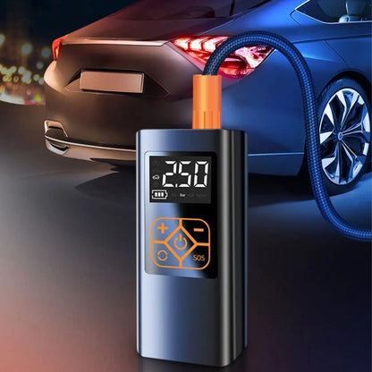 Car Portable Mini Tire Intelligent Air Pump, Style: Wired+Storage Bag - Inflatable Pump by PMC Jewellery | Online Shopping South Africa | PMC Jewellery | Buy Now Pay Later Mobicred