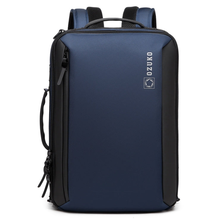 Ozuko Business Laptop USB Backpack Men Schoolbag(Dark Blue) - free shipping - PMC Jewellery - Order now!