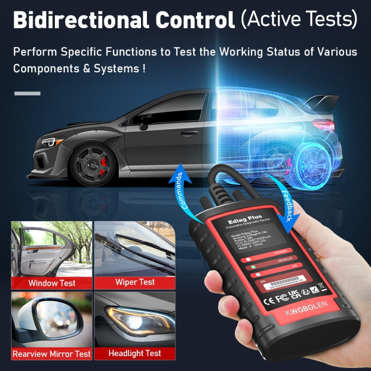 KINGBOLEN OBD2 Car Tester Diagnostics(Ediag Plus) - Electronic Test by KINGBOLEN | Online Shopping South Africa | PMC Jewellery | Buy Now Pay Later Mobicred