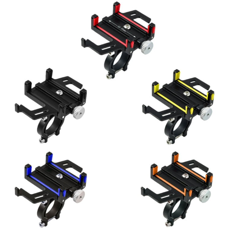 Aluminum Alloy Motorcycle Bicycle Navigation Mobile Phone Holder(Red) - Holder by PMC TechLife | Online Shopping South Africa | PMC TechLife | Buy Now Pay Later Mobicred