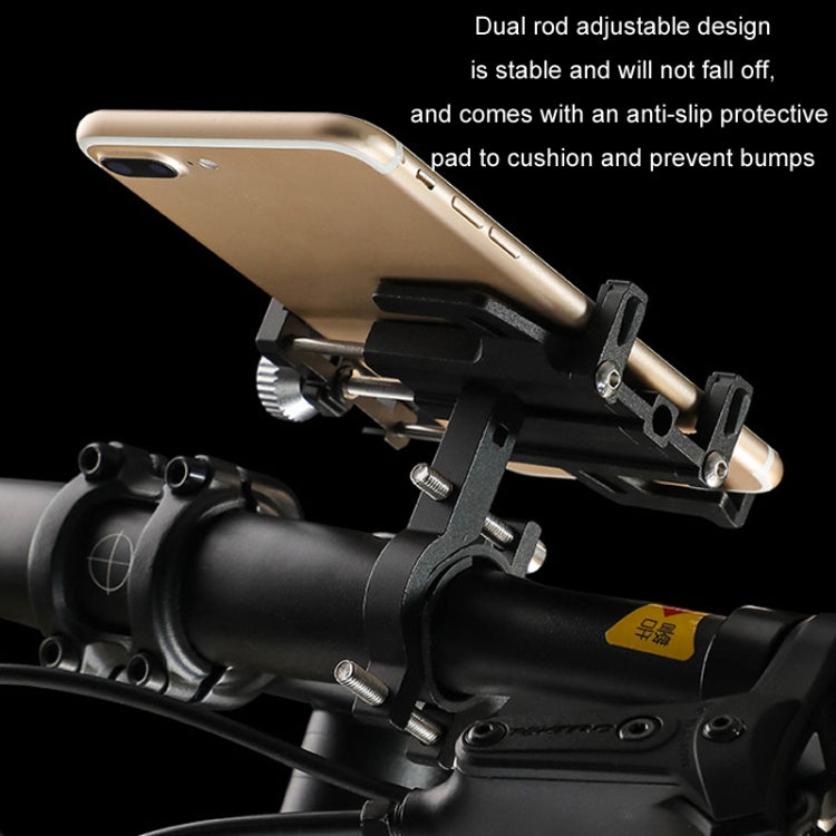 Aluminum Alloy Motorcycle Bicycle Navigation Mobile Phone Holder(Red) - Holder by PMC TechLife | Online Shopping South Africa | PMC TechLife | Buy Now Pay Later Mobicred