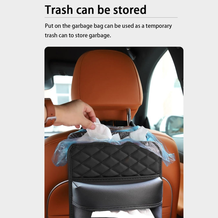 2 In 1 Car Seat Back Storage Hanging Tissue Bag, Style: Enlarged - Stowing Tidying by PMC Jewellery | Online Shopping South Africa | PMC Jewellery | Buy Now Pay Later Mobicred