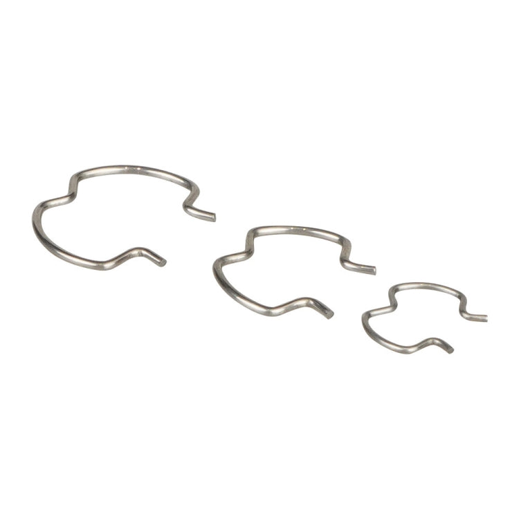 18pcs /Set Quick Connector Clip Transmission Cooler Wire Clip(Silver) - Others by PMC Jewellery | Online Shopping South Africa | PMC Jewellery | Buy Now Pay Later Mobicred