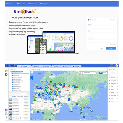 SinoTrack 4G 4-wire GPS Car-mounted Motorcycle Anti-theft Positioning Tracker, Specifications: With Power Cord - Car Tracker by SinoTrack | Online Shopping South Africa | PMC Jewellery | Buy Now Pay Later Mobicred