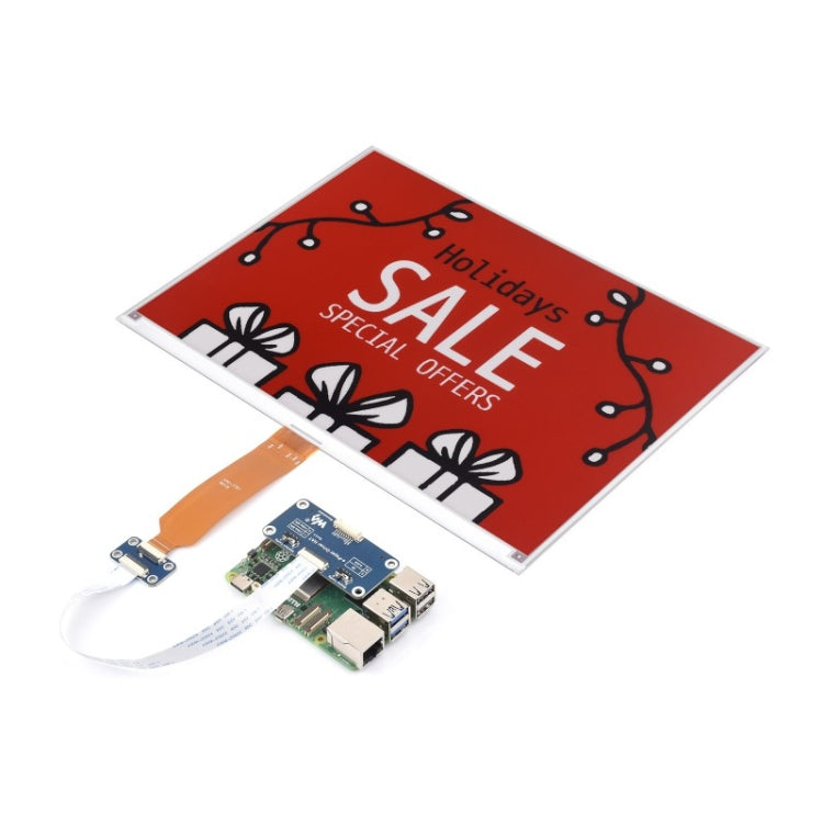Waveshare 13.3inch 960��680 Pixels SPI Communication E-Ink Display, Spec: Module Version - free shipping - PMc TechLife - Order now!