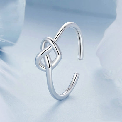 Women Heart-wrapped Adjustable Open Ring(BSR565-E) - Rings by PMC Jewellery | Online Shopping South Africa | PMC Jewellery | Buy Now Pay Later Mobicred