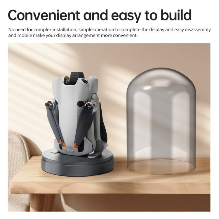 For DJI Mini 4 Pro / 3 / 3 Pro LKTOP Display Base Dustproof Display Stand(Black) - free shipping - PMC TechLife - Order now!