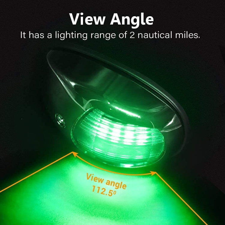 Marine Navigation Warning Light Signal LED Yacht Light, Color: Silver Shell Red - Marine Accessories & Parts by PMC Jewellery | Online Shopping South Africa | PMC Jewellery | Buy Now Pay Later Mobicred