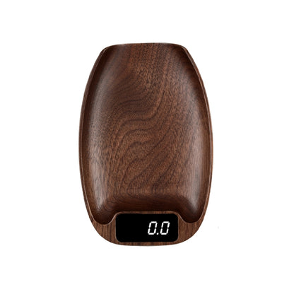 100g/0.1g   Wood Electronic Tea Coffee Scale Kitchen Bar Scale(Ebony) - Kitchen Scales by PMC Jewellery | Online Shopping South Africa | PMC Jewellery | Buy Now Pay Later Mobicred