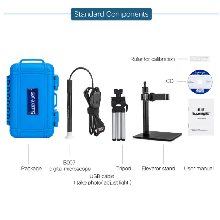Supereyes 500x HD USB Circuit Board Repair Electron Microscope(B007) - free shipping - PMC TechLife - Order now!