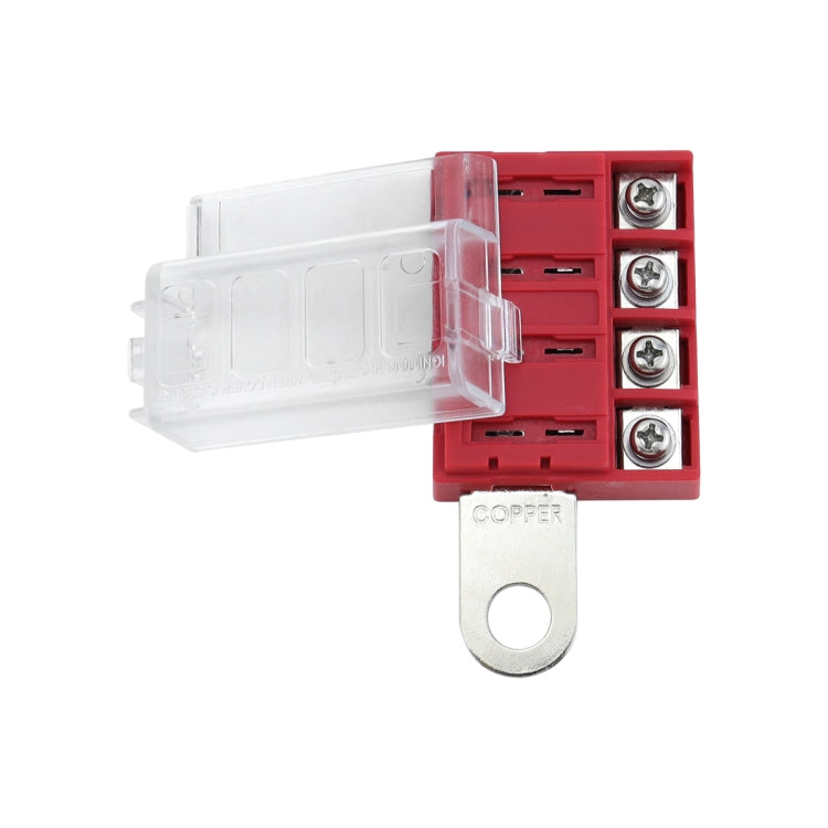 4-way RV Yacht Flame Retardant Waterproof Battery Terminal Fuse Block(Two) - Fuse by PMC Jewellery | Online Shopping South Africa | PMC Jewellery | Buy Now Pay Later Mobicred