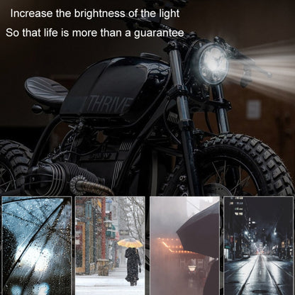 20W Motorcycle LED Headlight Auxiliary Spotlight Lens Dual Color Fog Light(Near Yellow+Far White) - Headlights by PMC Jewellery | Online Shopping South Africa | PMC Jewellery | Buy Now Pay Later Mobicred