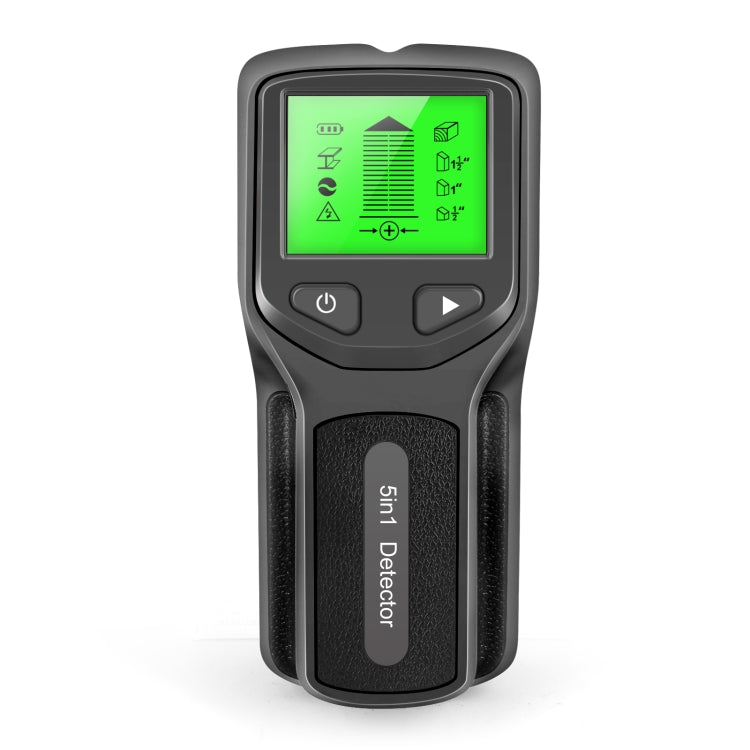 HLW330 5-in-1 Wall Stud Detector Edge Center Wood Current Metal AC Wires Detection(Black) - Metal Detector by PMC TechLife | Online Shopping South Africa | PMC TechLife | Buy Now Pay Later Mobicred