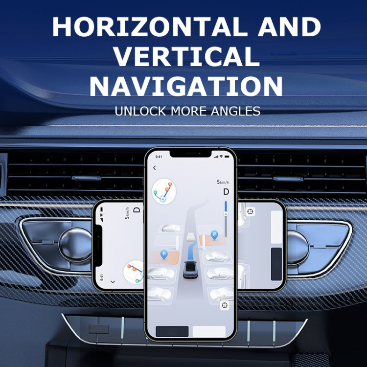 AIMITE M8 Car Wireless Charger Phone Holder Vacuum Suction Cup Strong Magnetic Support Bracket(Black) - free shipping - PMC Jewellery - Order now!