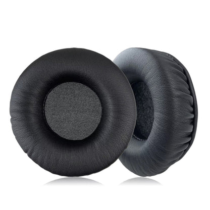 For Edifier K550 2pcs Headphone Sponge Leather Case 6cm Earmuffs(Black) - Earmuff & Pad by PMC Jewellery | Online Shopping South Africa | PMC Jewellery | Buy Now Pay Later Mobicred