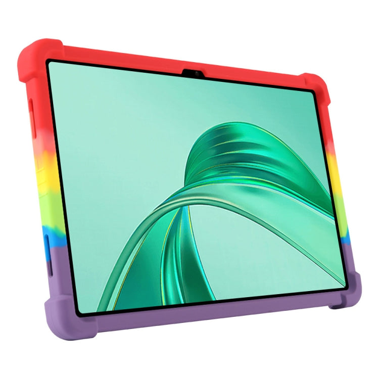 For Honor Pad X9 Shockproof Silicone Tablet Protective Case With Holder(Black) - Honor by PMC TechLife | Online Shopping South Africa | PMC TechLife | Buy Now Pay Later Mobicred