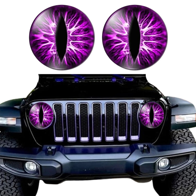 1pair Beast Eyes Headlight Decorative Stickers Off-Road Vehicle Front Lights Stereo Decals, Style: 5 - Lamp Decoration by PMC TechLife | Online Shopping South Africa | PMC TechLife | Buy Now Pay Later Mobicred