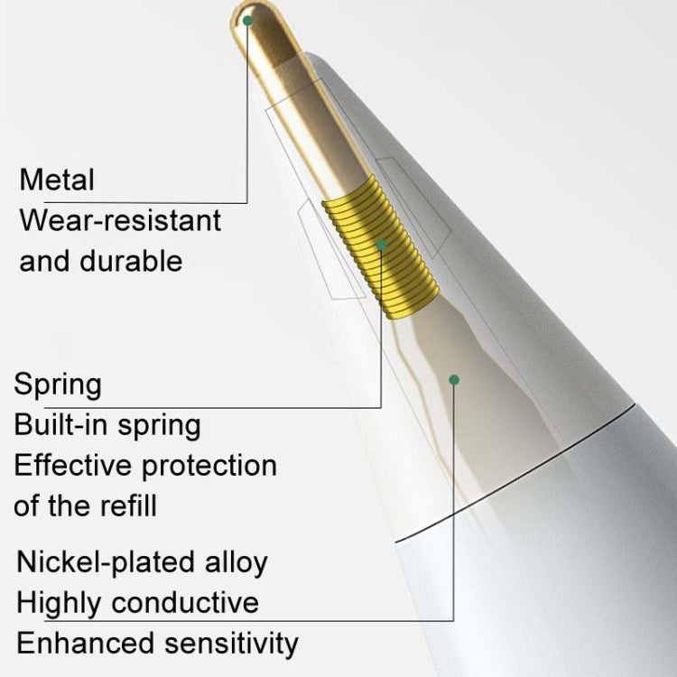 For Apple Pencil Series Replacement Nibs Modified Nibs, Style: 4.0 Extended Transparent Shell Silver Tip - Pencil Accessories by PMc TechLife | Online Shopping South Africa | PMc TechLife | Buy Now Pay Later Mobicred
