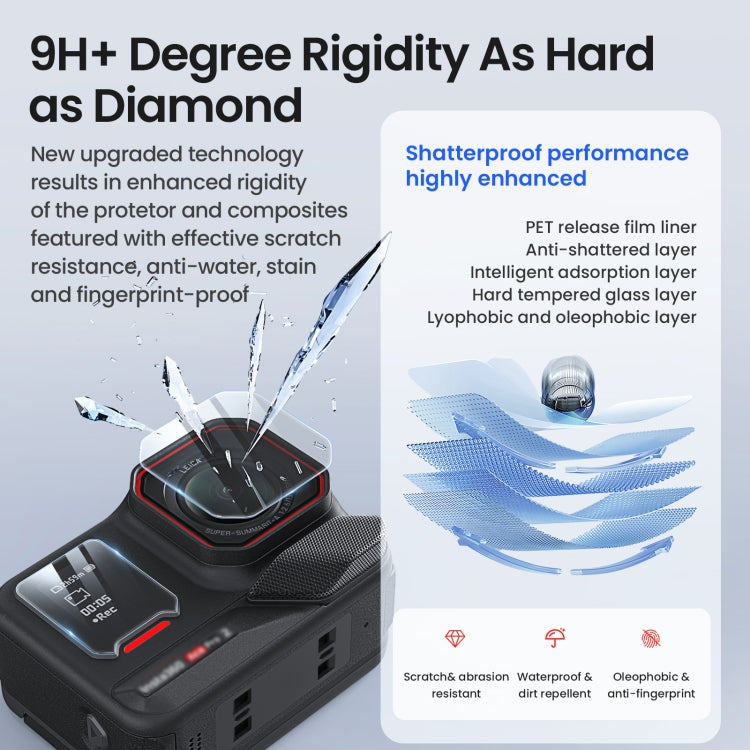 For Insta360 Ace Pro 2 aMagisn Tempered Glass Screen Protector, Spec: 1 Set - free shipping - PMC TechLife - Order now!