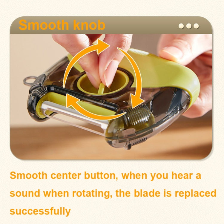 3-In-1 Multifunctional Rotary Peeler Household Kitchen Tools Scraper Fruit Grater(Green) - Cutter & Peeler by PMc TechLife | Online Shopping South Africa | PMc TechLife | Buy Now Pay Later Mobicred